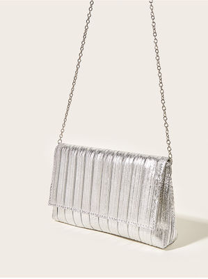Others Pattern Type Simple and Elegant Solid Color Striped Wedding Evening Clutch Bag