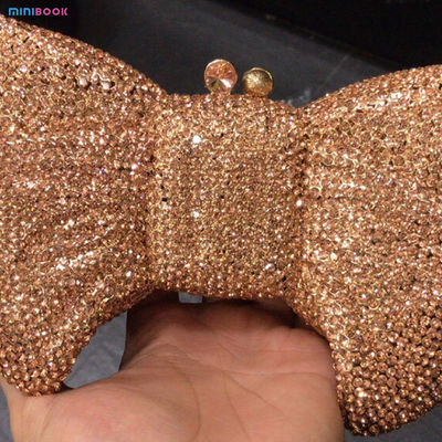 2023 Banquet Full Diamond Clutch Women Crystal Evening Clutch Bag with CANDY Pattern