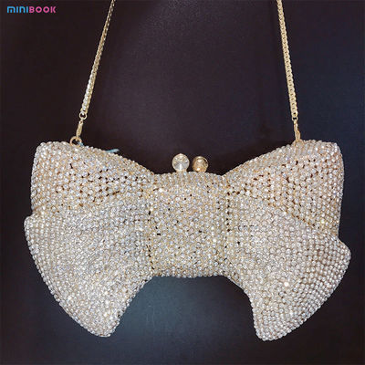 2023 Banquet Full Diamond Clutch Women Crystal Evening Clutch Bag with CANDY Pattern