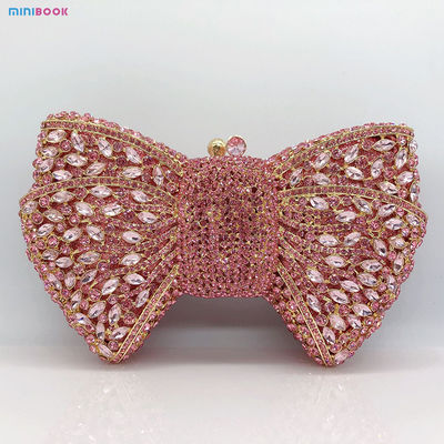 2023 Banquet Full Diamond Clutch Women Crystal Evening Clutch Bag with CANDY Pattern