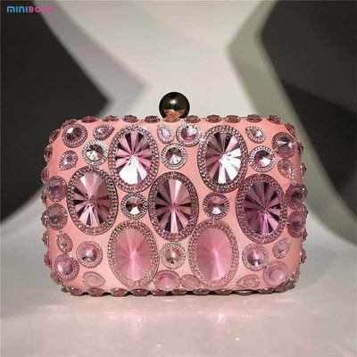 Minibook Luxury Women's Dinner Clutch Handbag Banquet Bag Low MOQ Mix Models Advantage