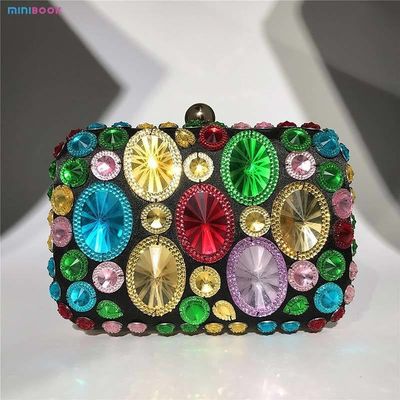 Minibook Luxury Women's Dinner Clutch Handbag Banquet Bag Low MOQ Mix Models Advantage