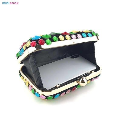 Minibook Luxury Women's Dinner Clutch Handbag Banquet Bag Low MOQ Mix Models Advantage