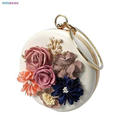 OEM/ODM LANDSCAPE Pattern Type Luxury Crossbody Chain Clutch Evening Bag For Women