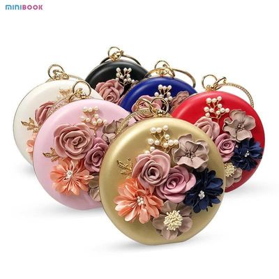 OEM/ODM LANDSCAPE Pattern Type Luxury Crossbody Chain Clutch Evening Bag For Women