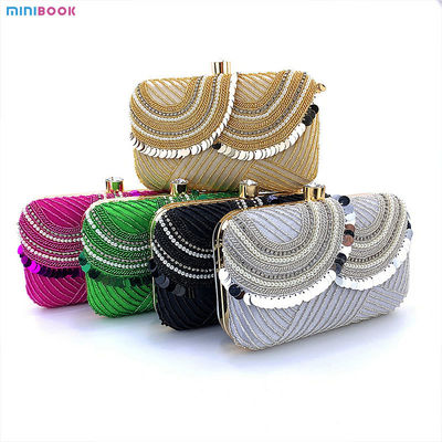 Ladies Shiny Crystal Bling Hand Bags OEM/ODM for Party Wedding Purse Evening Handbags
