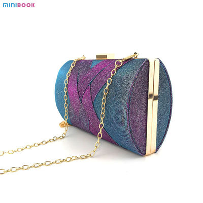 Low MOQ Mix Models Satin Ladies Diamante Party Purses Bridal Handbags For Women Luxury