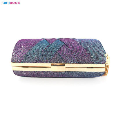 Low MOQ Mix Models Satin Ladies Diamante Party Purses Bridal Handbags For Women Luxury
