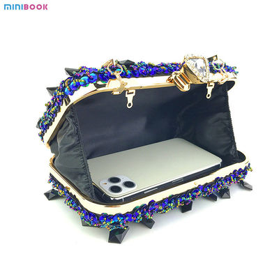 Stylish Sequins Clutch Purse for Ladies Party Luxury Style Wedding Beads Bag