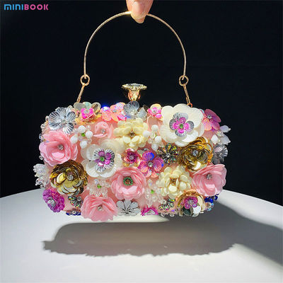 Handmade Acrylic Evening Clutch Bag For Women Formal Party Rattan Evening With Silks And Satins Bag Bucket Evening Bag
