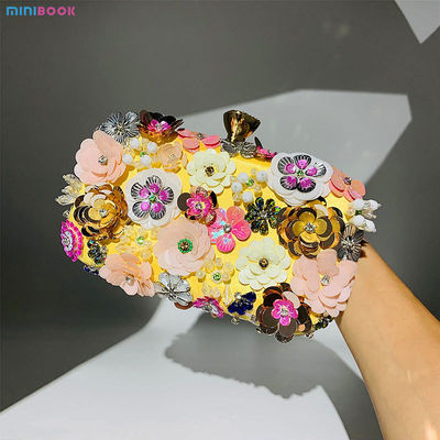 Handmade Acrylic Evening Clutch Bag For Women Formal Party Rattan Evening With Silks And Satins Bag Bucket Evening Bag