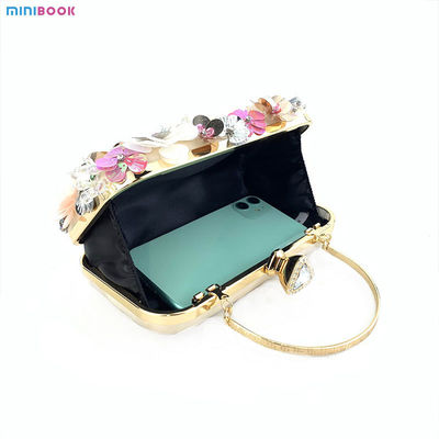Handmade Acrylic Evening Clutch Bag For Women Formal Party Rattan Evening With Silks And Satins Bag Bucket Evening Bag