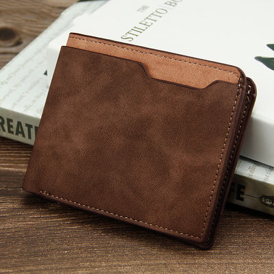 Custom Men's Slim Money Clip Card Holder Wallet with Open Closure and Unique Pattern