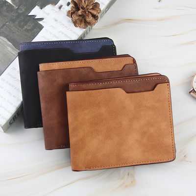 Custom Men's Slim Money Clip Card Holder Wallet with Open Closure and Unique Pattern