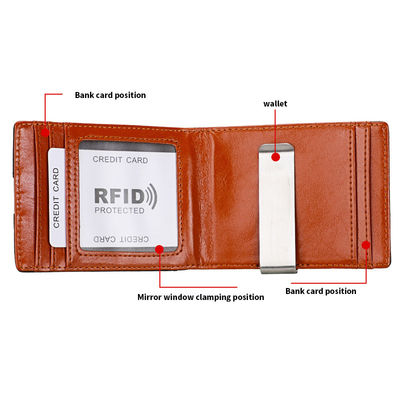 Daily Life Essential Men's Genuine Leather Wallet with Multi-functional Coin Purse