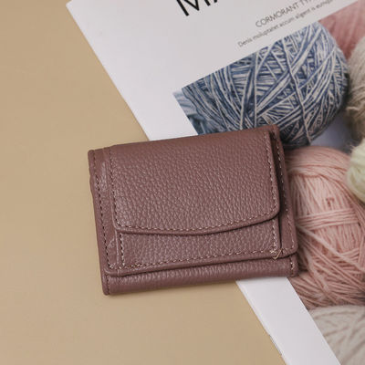 PU Leather Women Short Wallet with Multi Slot Card Holder and Girls Mini Coin Purse