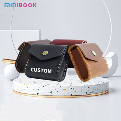 11.2cm*7.5cm*1.2cm Package Size Mens Wallet with Coin Pocket Handmade Genuine Leather