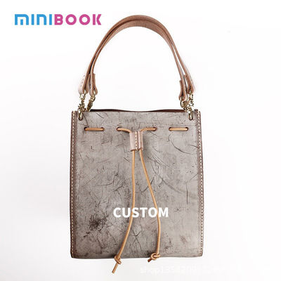 GENUINE LEATHER Vintage Forest-Style Top Layer Cowhide Shoulder Crossbody Bag for Women