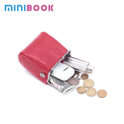 Low MOQ Genuine Leather Chain Sling Shoulder Bag for Women Mini Coin Purse Keychain