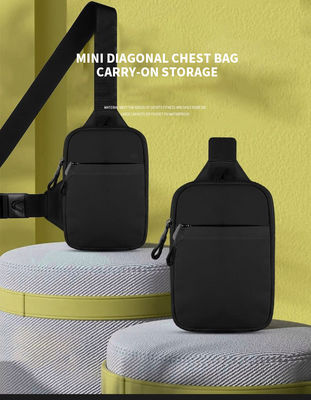 Polyester Sports Crossbody Purse for Men and Women All Seasons Mini Chest Bag