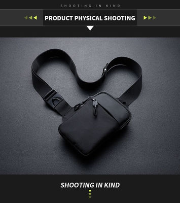 Polyester Sports Crossbody Purse for Men and Women All Seasons Mini Chest Bag