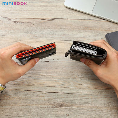 Genuine Leather Anti-Theft Customized Drawing Multi-Function RFID Wallet for Men