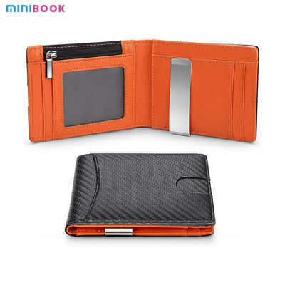 Genuine Leather Anti-Theft Customized Drawing Multi-Function RFID Wallet for Men