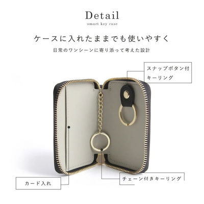 Mini Coin Purse Keychain Genuine Leather Woman Bag with Chain Sling Shoulder Strap