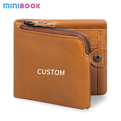 Stylish Men's RFID Wallet Open Closure Anti-Theft Design for Travel and Business