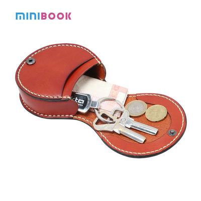 Female Mini Wallets and Purses with Keyring OEM/ODM Custom Genuine Leather Coin Purse