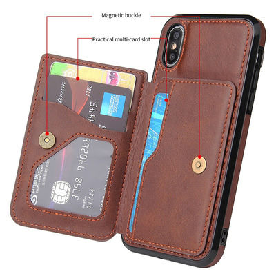 Mobile Phone Cases Shockproof Magnetic ID Credit Card Holder for iPhone 15 Pro
