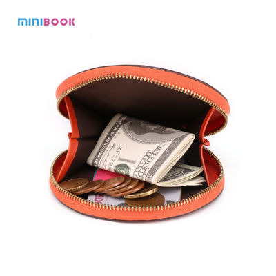 2022 Designs Short Wallet Length Genuine Leather Coin Purse for Women Highly OEM ODM