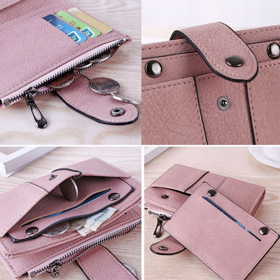 Genuine Leather Classic Men and Women Wallets with Package Size 13.5cm*10CM*2.5CM