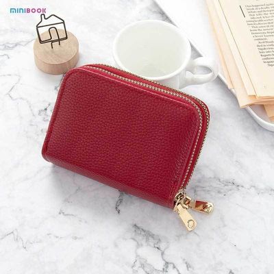 Customized Logo Mini RFID Blocking Zipper Coin Pocket Purse for Girls