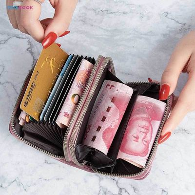 Customized Logo Mini RFID Blocking Zipper Coin Pocket Purse for Girls