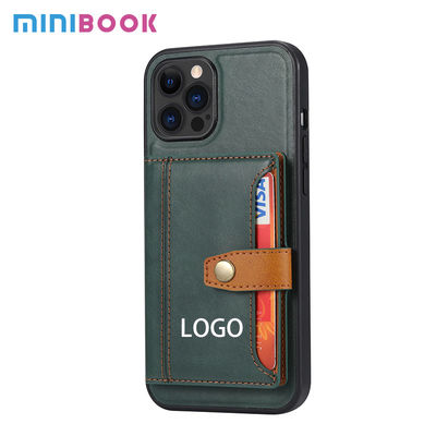 MN-1750 Luxury Rear Phone Case with Card Sleeve Elevate Your iPhone15 Pro Max Experience