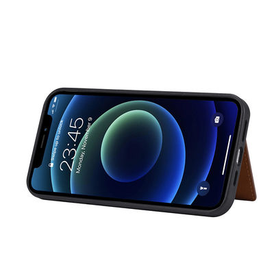 MN-1750 Luxury Rear Phone Case with Card Sleeve Elevate Your iPhone15 Pro Max Experience