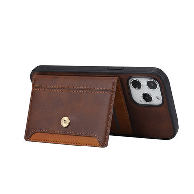 MN-1750 Luxury Rear Phone Case with Card Sleeve Elevate Your iPhone15 Pro Max Experience