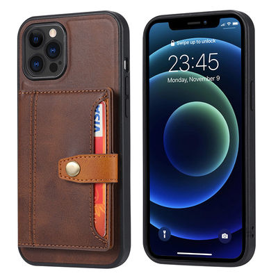 MN-1750 Luxury Rear Phone Case with Card Sleeve Elevate Your iPhone15 Pro Max Experience