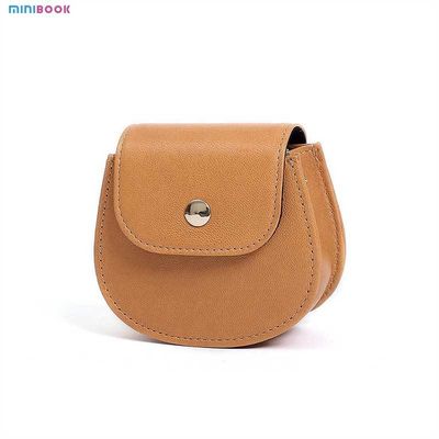 Retro Chain Genuine Cow Leather Mini Lipstick Bag for Women One Shoulder Crossbody