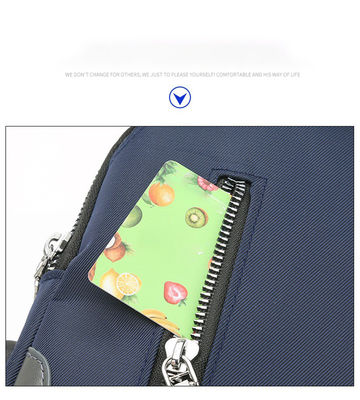 None Decoration Men's Messenger Bag with USB Charging and Multifunctional Design