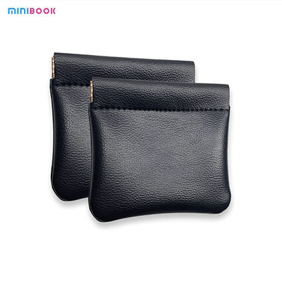 Unisex PU Leather Portable Headphone Protection Bag for Men and Women Portable Wallet