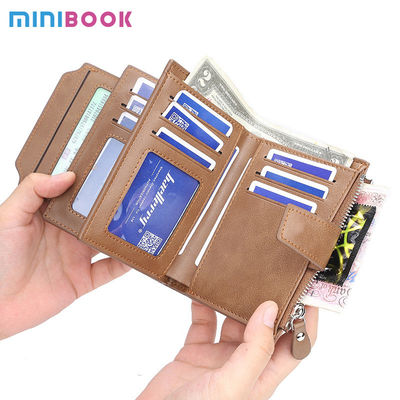 Acceptable OEM ODM Minibook Card Clip for Custom Logo and Short Card Holder Purse