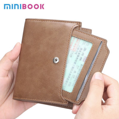 Acceptable OEM ODM Minibook Card Clip for Custom Logo and Short Card Holder Purse