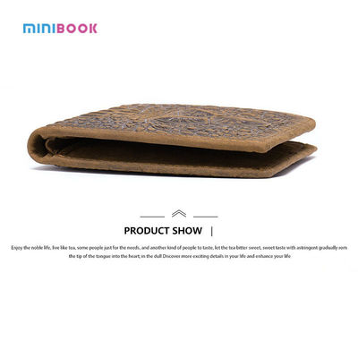 High Qualtiy Minibook Crocodile Embossed Men's Leather Wallet