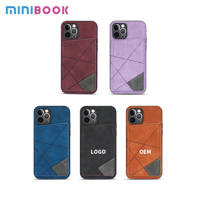 Luxury Flip Back Cover PU Leather Wallet Phone Case For iPhone 15 Pro Max With Holder