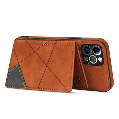 Luxury Flip Back Cover PU Leather Wallet Phone Case For iPhone 15 Pro Max With Holder
