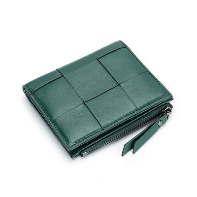 Daily Used Genuine Leather Rfid Blocking Zipper Wallet for Women's Essential Items
