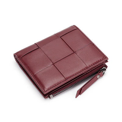 Daily Used Genuine Leather Rfid Blocking Zipper Wallet for Women's Essential Items