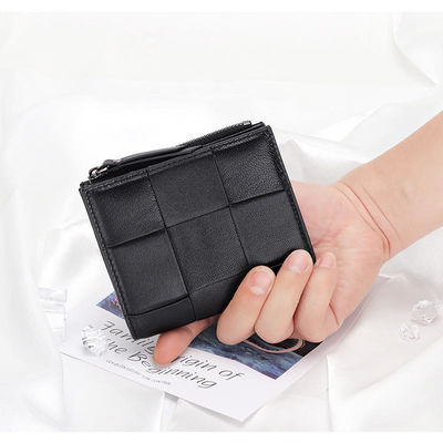 Daily Used Genuine Leather Rfid Blocking Zipper Wallet for Women's Essential Items